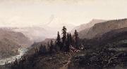 William Keith Mount Hood, Oregon oil painting artist